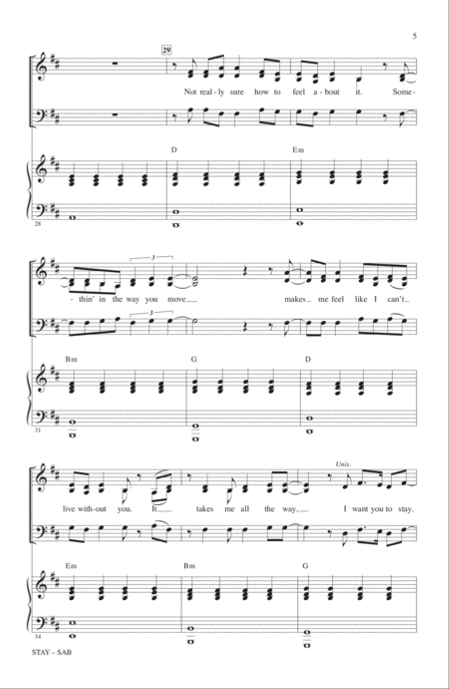 Stay 3-Part scores gallery preview page 4