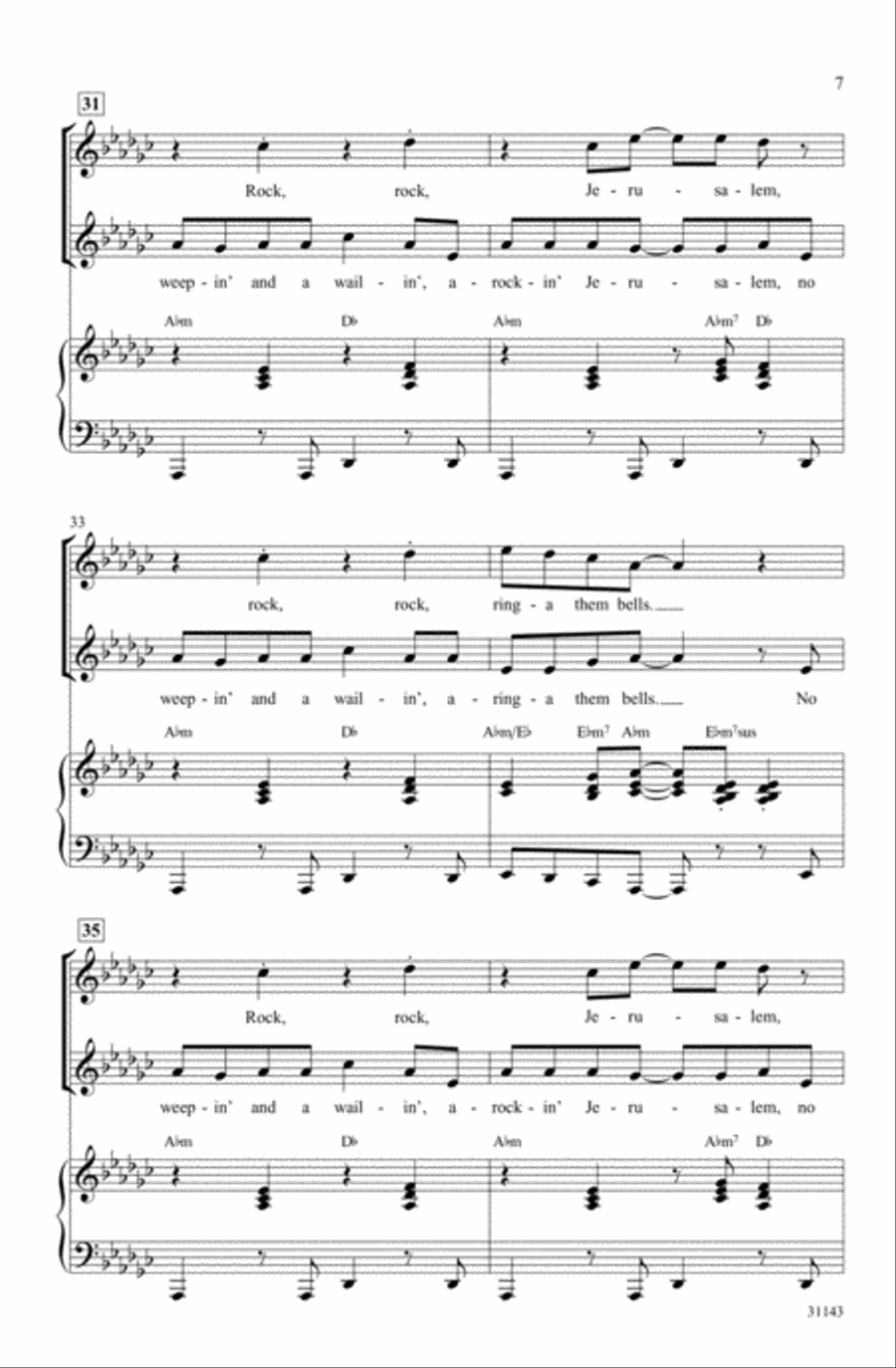 Rockin' Jerusalem 2-Part scores gallery preview page 5
