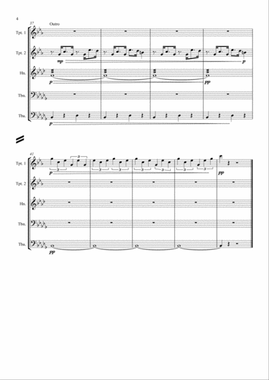 The Grand Budapest Hotel Brass Ensemble scores gallery preview page 5