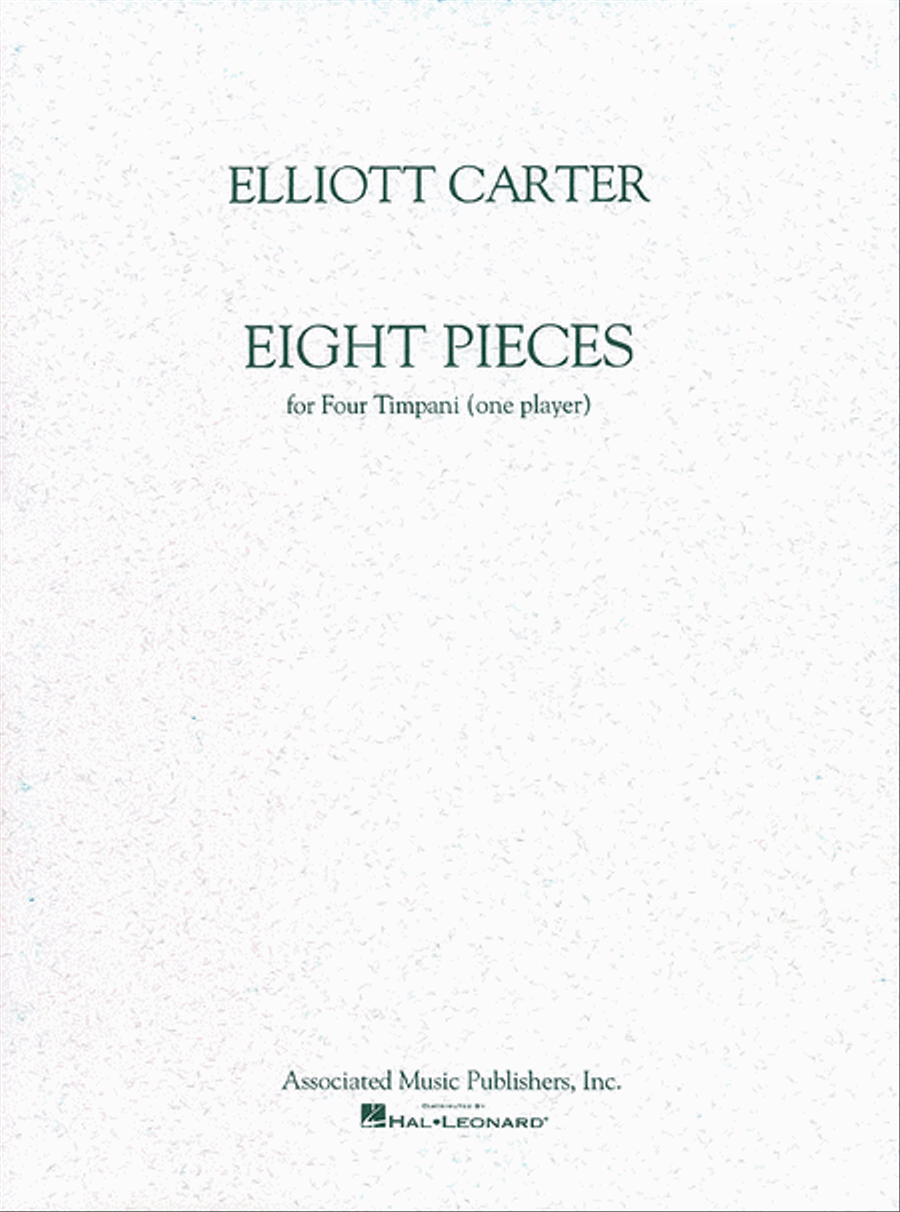 8 Pieces for 4 Timpani Percussion scores gallery preview page 1