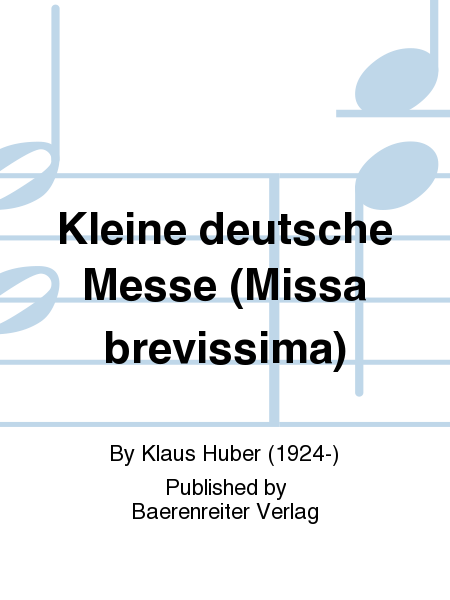 Kleine deutsche Messe (Missa brevissima) (1969)