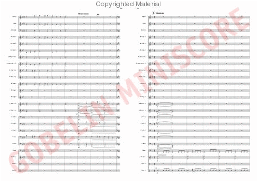 Land of Legends Concert Band scores gallery preview page 25