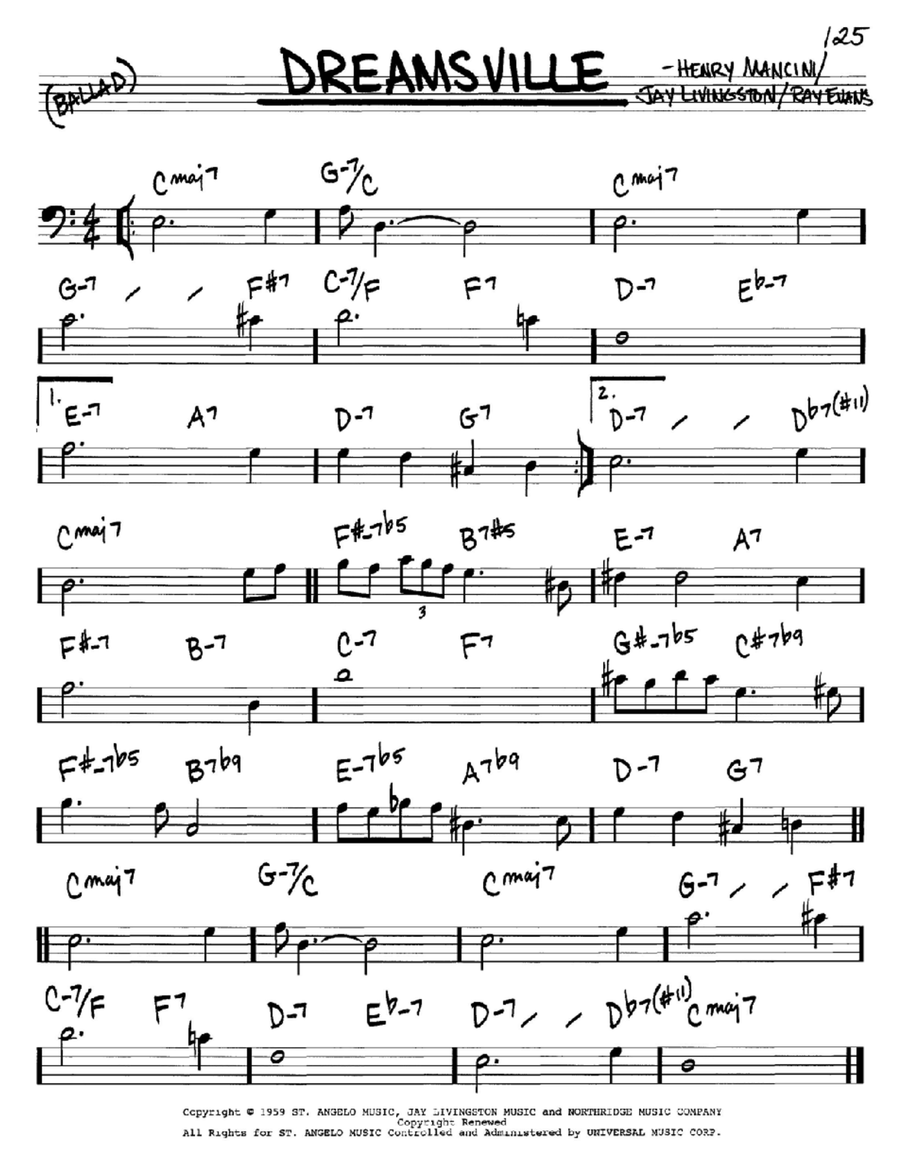 Dreamsville Dreamsville Piano scores gallery preview page 1