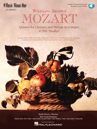 Book cover for Mozart Quintet in A, KV581