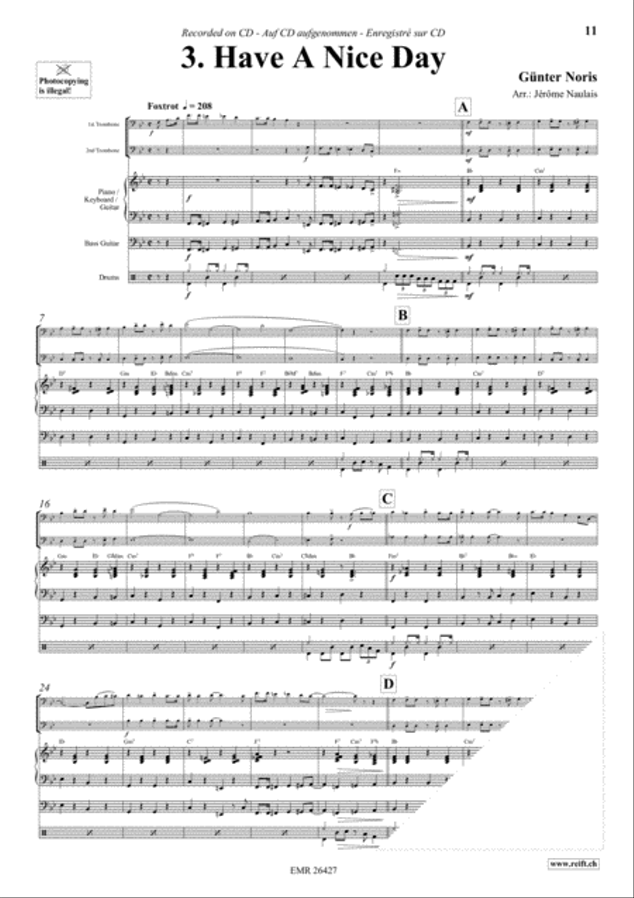 Let's Dance Volume 3 Let's Dance Volume 3 Trombone Duet scores gallery preview page 5
