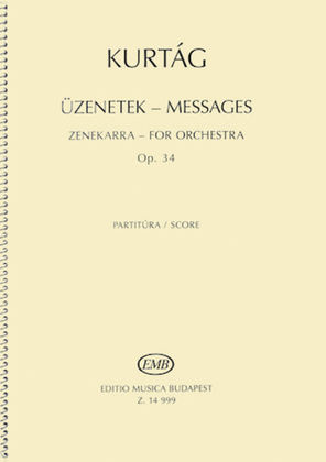Book cover for Üzenetek – Messages, Op. 34