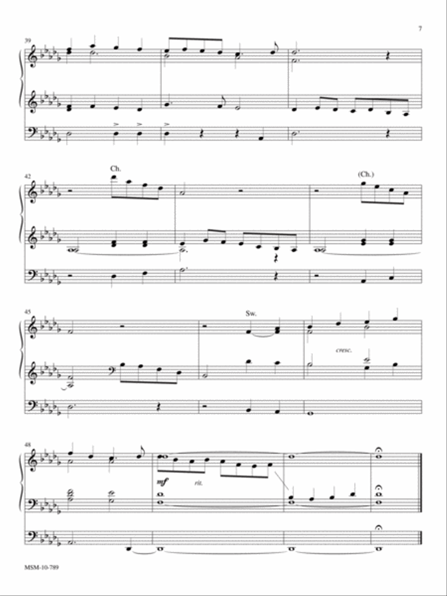 Prayerful Preludes, Set 3 Organ scores gallery preview page 5