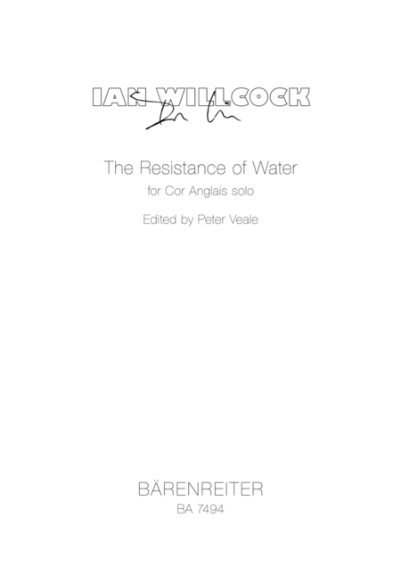 The Resistance of Water