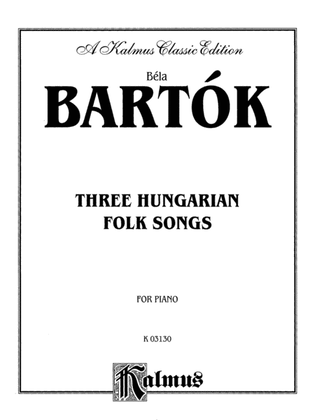 Book cover for Bartók: Three Hungarian Folksongs