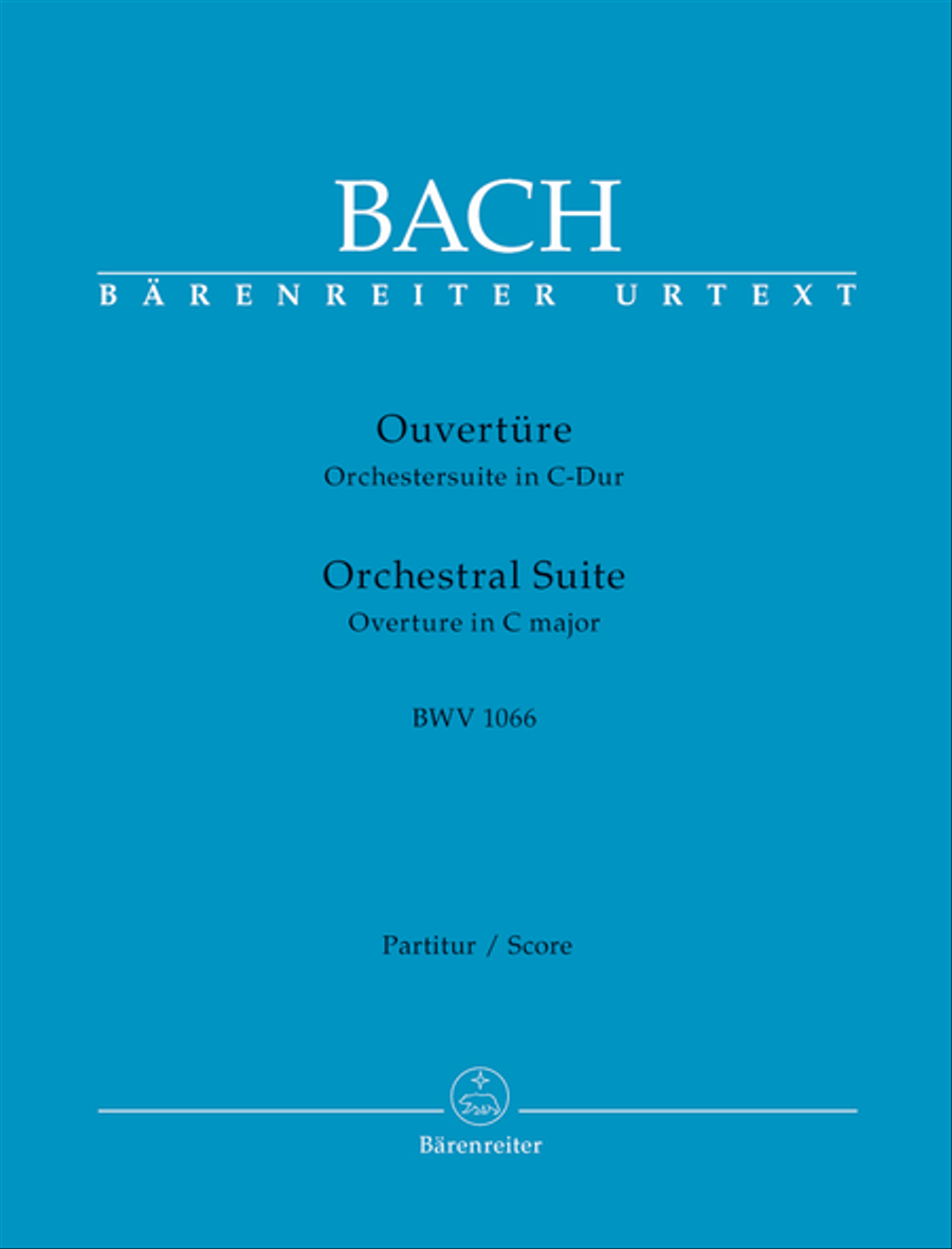 Ouverture (Orchestersuite) C major BWV 1066 Orchestra scores gallery preview page 1