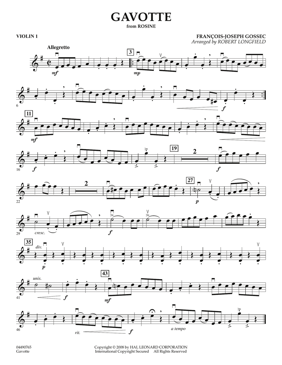 Gavotte from