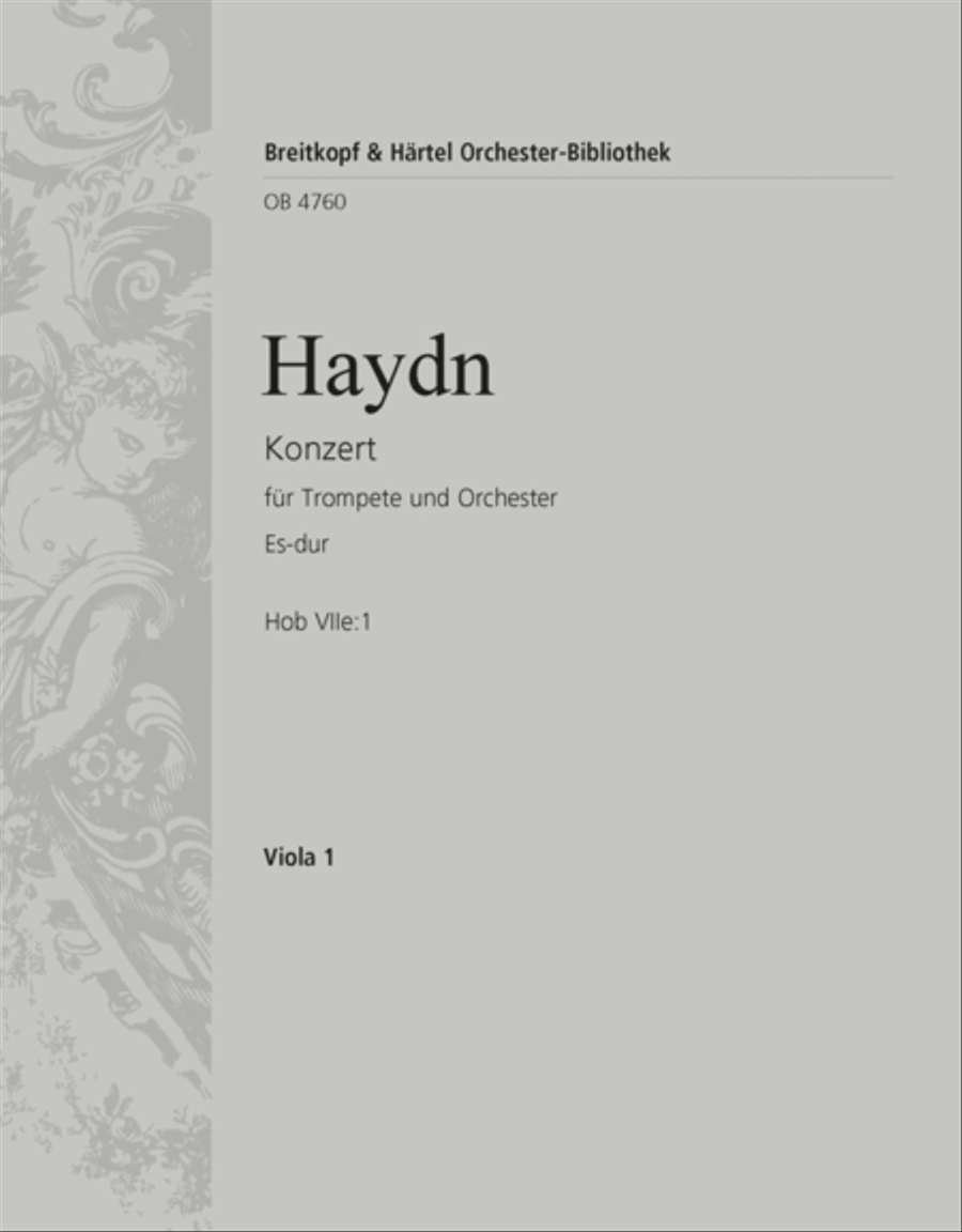 Trumpet Concerto in E flat major Hob VIIe:1 Orchestra scores gallery preview page 1