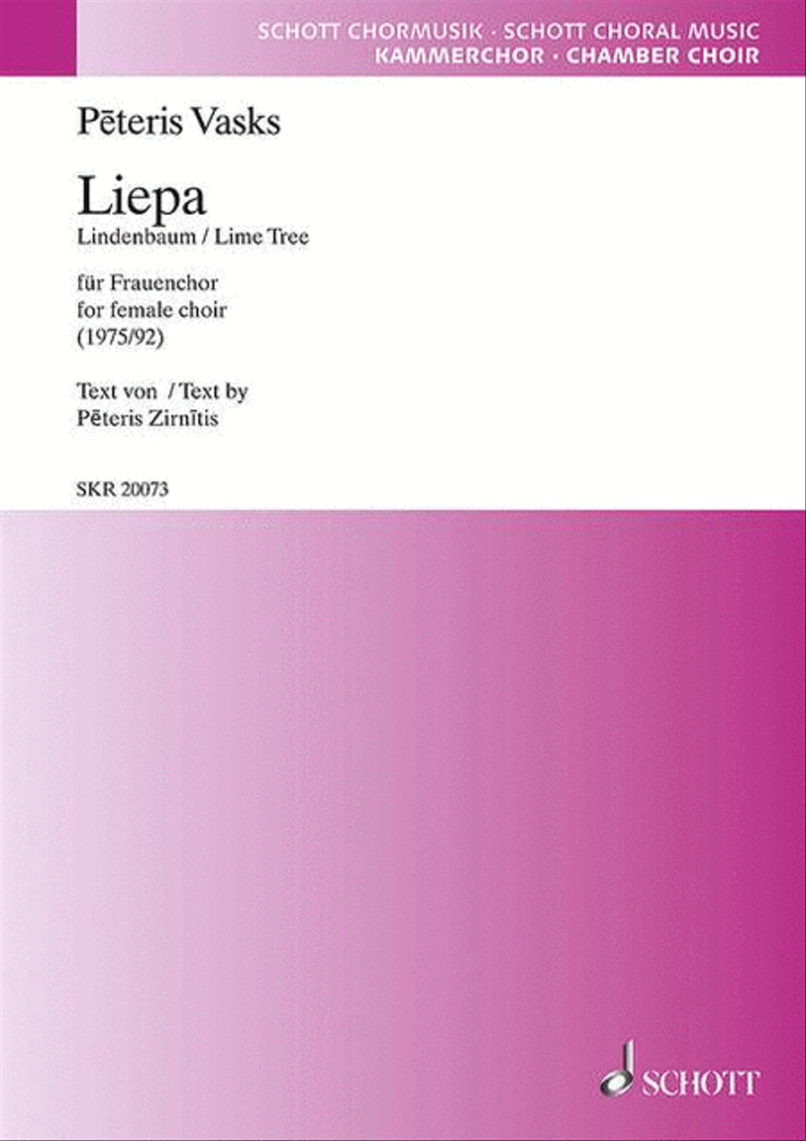 Liepa Liepa SSAA scores gallery preview page 1