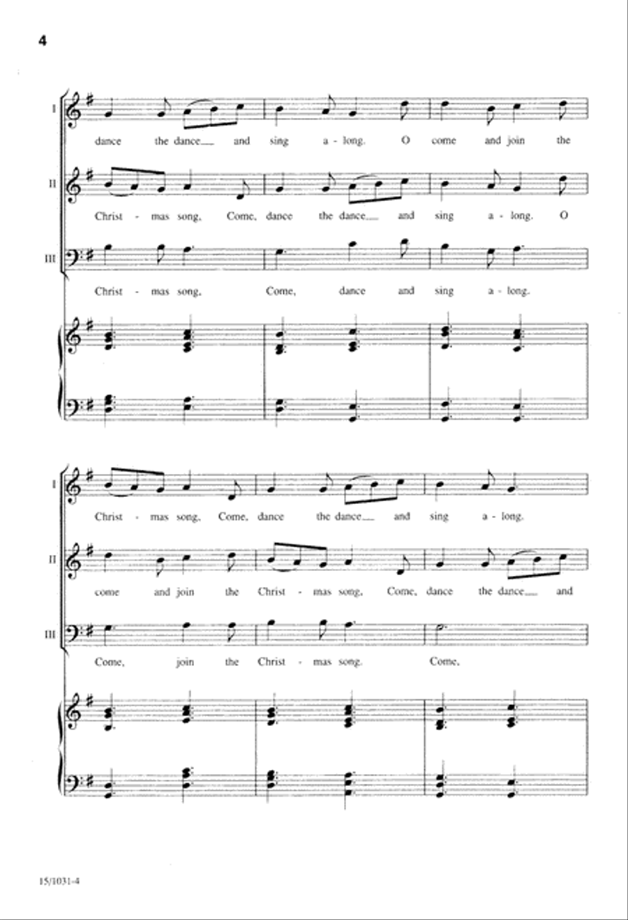 Christmas Joy Christmas Joy 3-Part scores gallery preview page 4