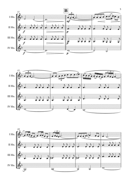 "Concierto De Aranjuez" Horn Quartet arr. Adrian Wagner image number null