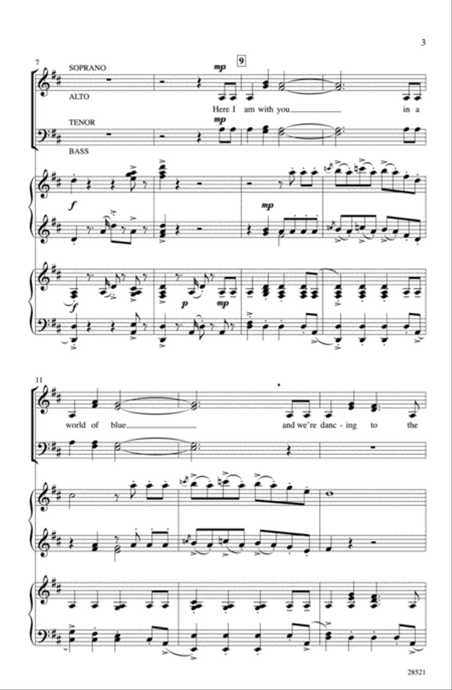 Blue Tango Blue Tango 4-Part scores gallery preview page 17
