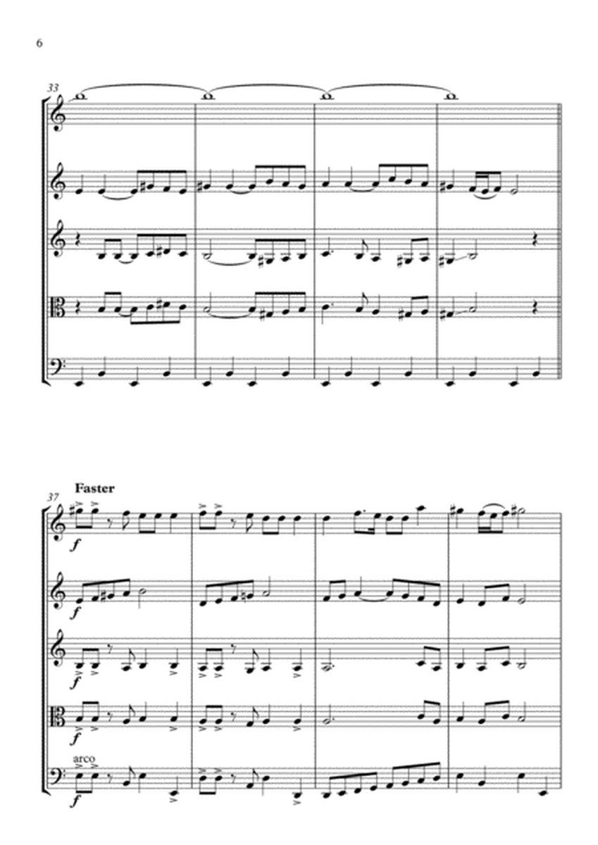 Hava Nagila - for String Quartet image number null