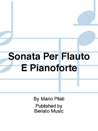 Book cover for Sonata Per Flauto E Pianoforte