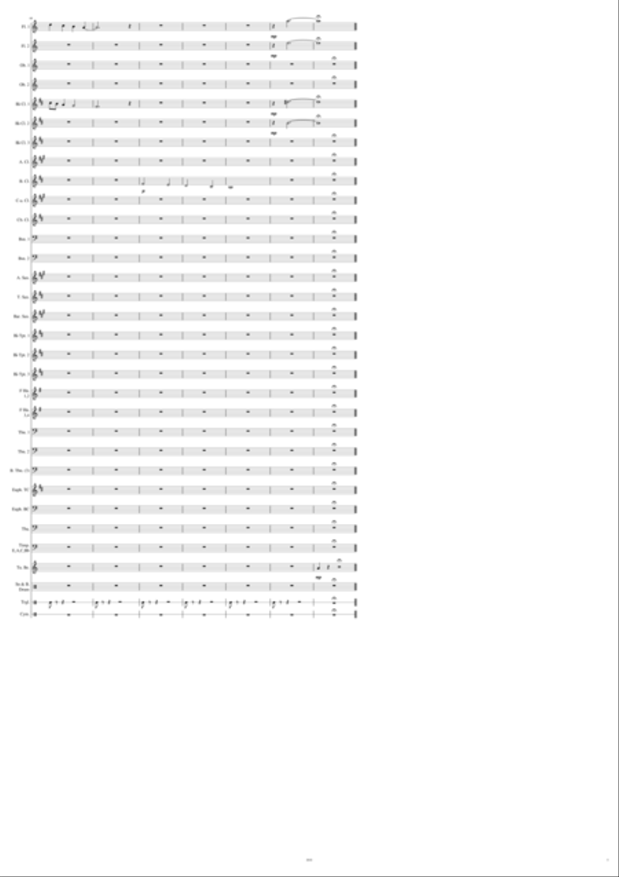 January Concert Band scores gallery preview page 5