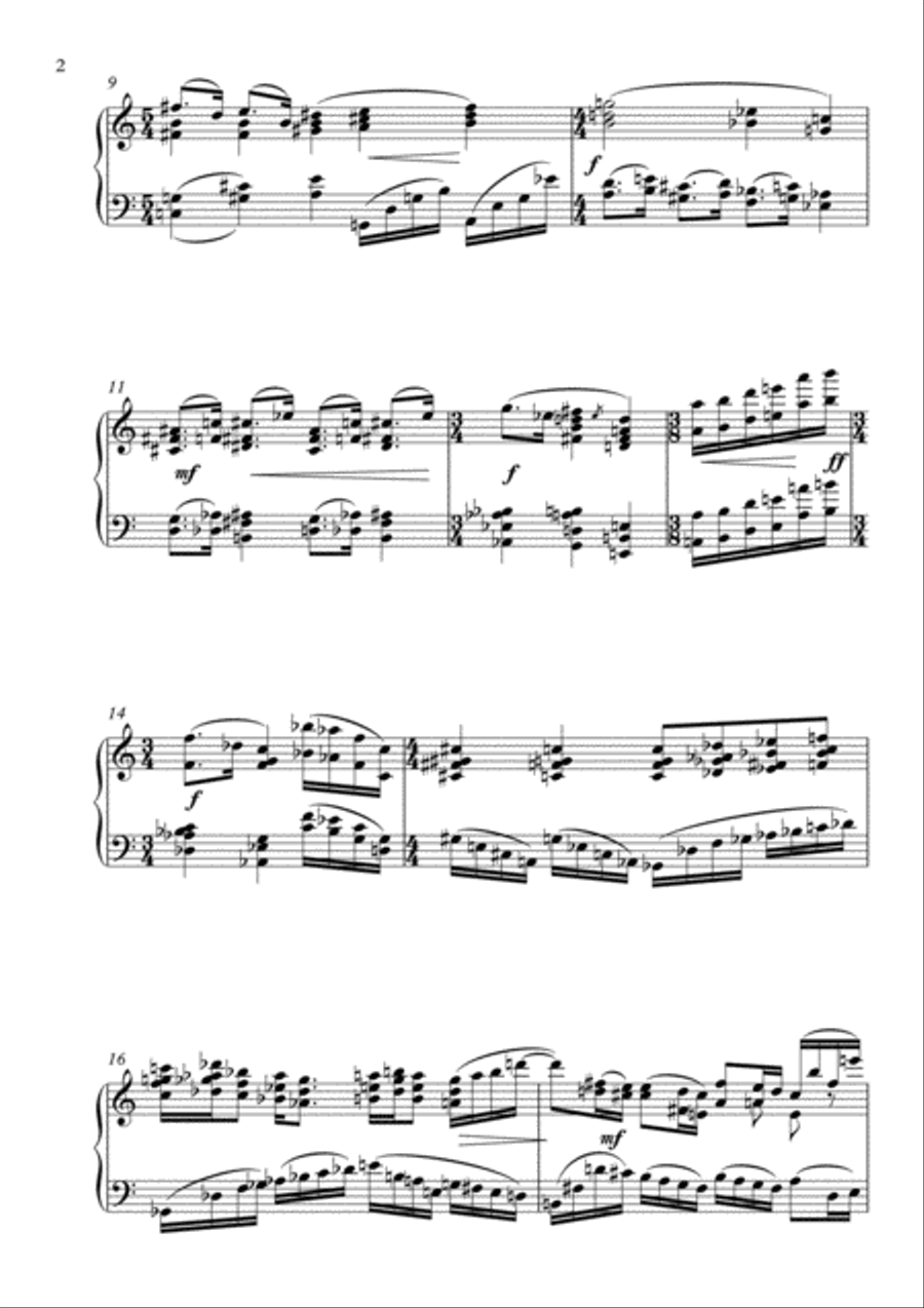 Piano Sonata No.3 Piano Sonata No.3 Small Ensemble scores gallery preview page 2