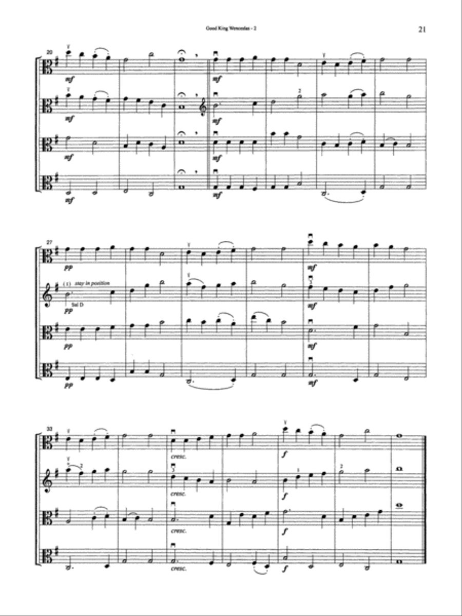 More Festive Strings for Ensemble Collection / Songbook scores gallery preview page 19