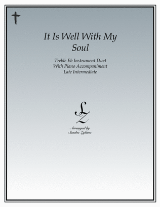 Book cover for It Is Well With My Soul (Eb instrument duet)