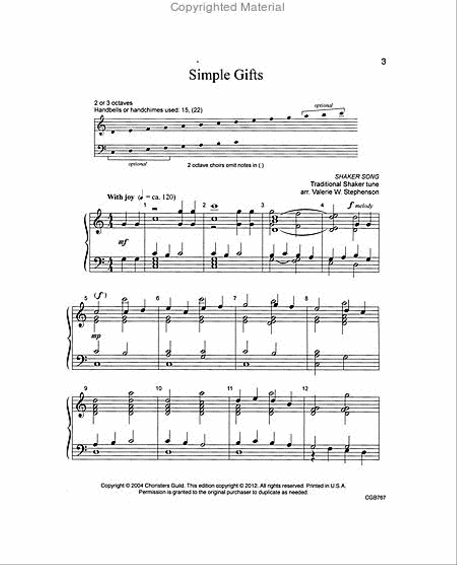 Ring Praises! (2-3 octaves) 3-Octaves scores gallery preview page 2