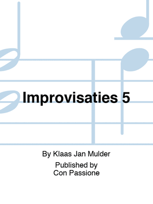 Book cover for Improvisaties 5