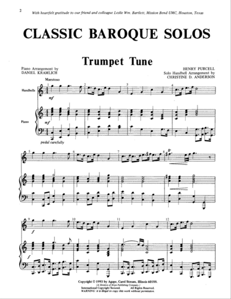 Classic Baroque Solos Classic Baroque Solos Percussion scores gallery preview page 2