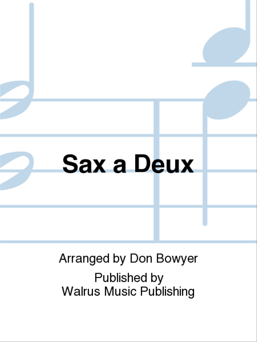 Sax a Deux Big Band scores gallery preview page 1