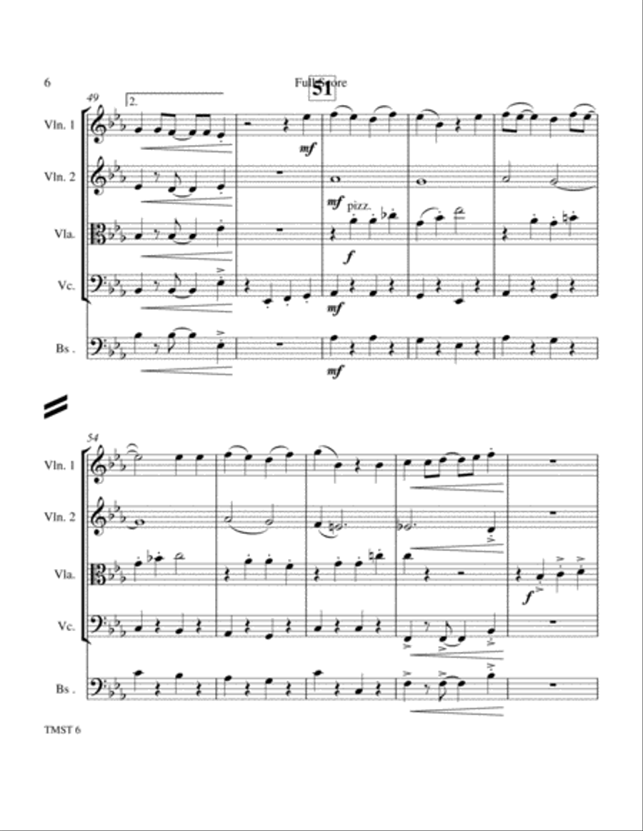 The Muppet Show Theme The Muppet Show Theme String Quartet scores gallery preview page 6