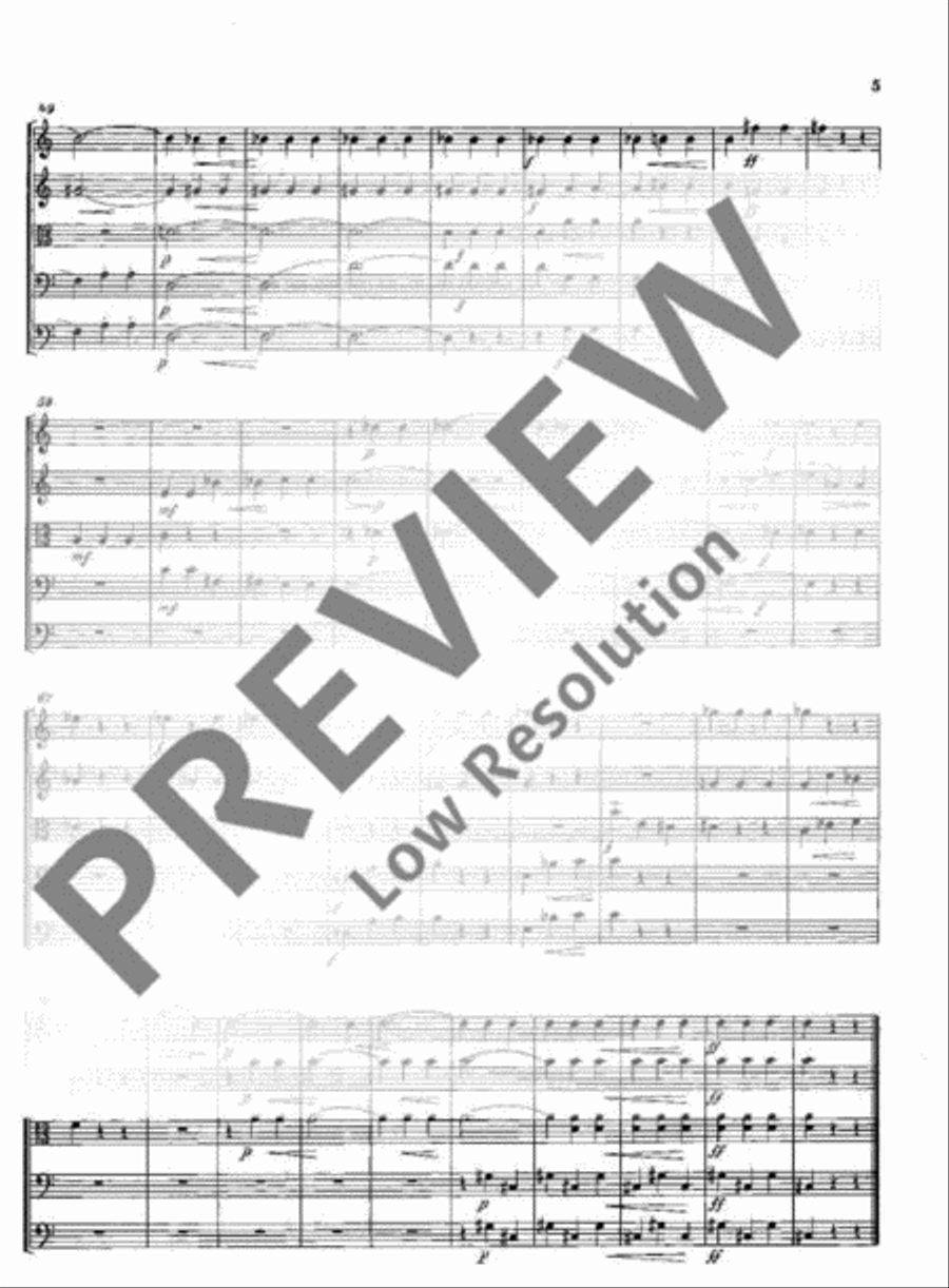 Sieben leichte Stücke String Orchestra scores gallery preview page 8