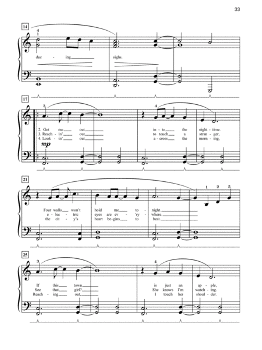 Human Nature Easy Piano scores gallery preview page 2