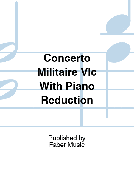 Concerto Militaire Vlc With Piano Reduction