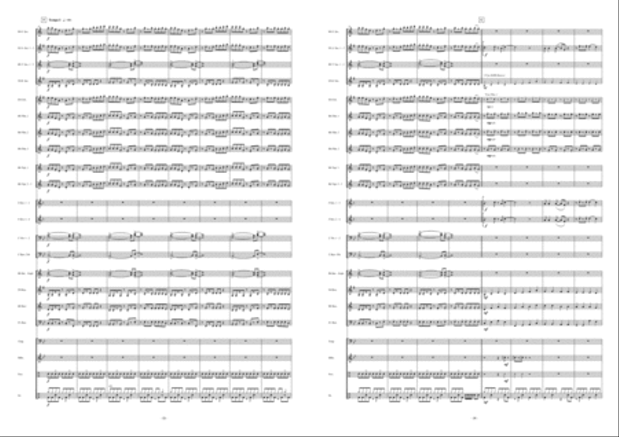 Take On Me Fanfare Band scores gallery preview page 8