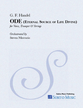 ODE Eternal Source of Light Divine (Handel)