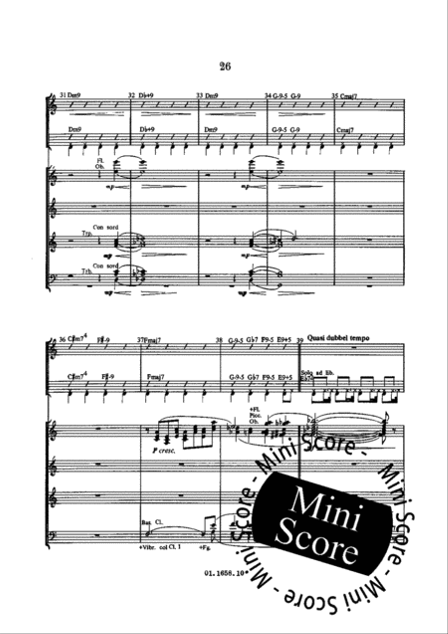 A Suite for Jazz Ensemble Concert Band scores gallery preview page 30