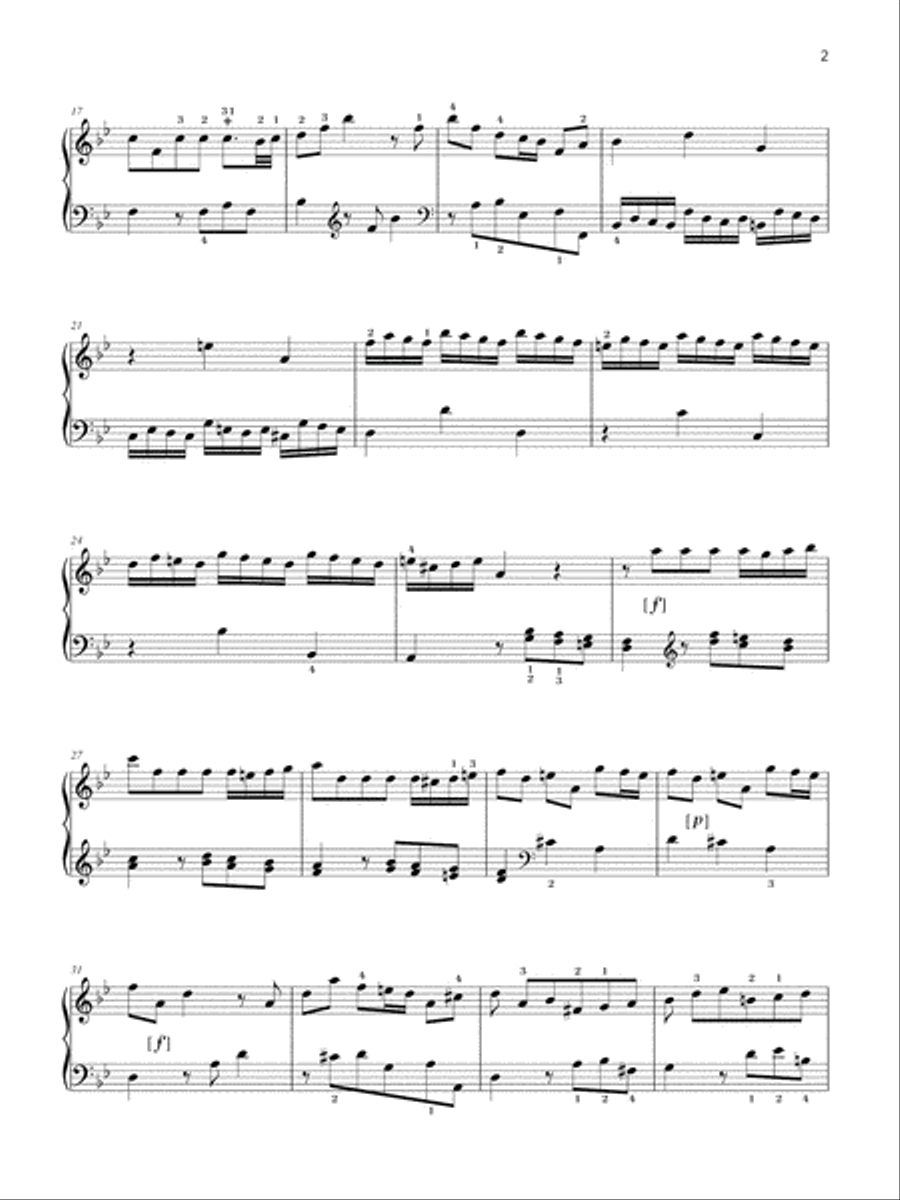 Vivace (Grade 7, list A3, from the ABRSM Piano Syllabus 2021 & 2022) Piano Method scores gallery preview page 2