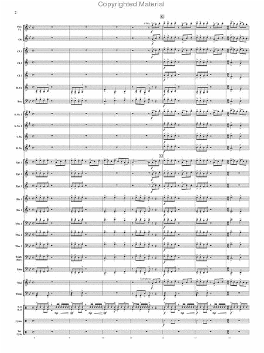 Ouverture Internationale Concert Band scores gallery preview page 3