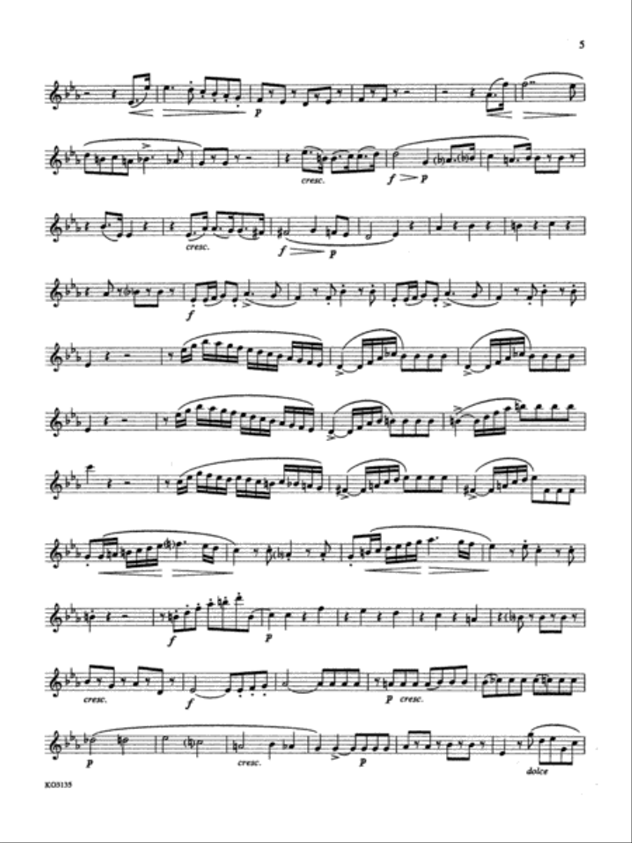 Three Grand Trios, Op. 86: 3rd Flute Woodwind Trio scores gallery preview page 5