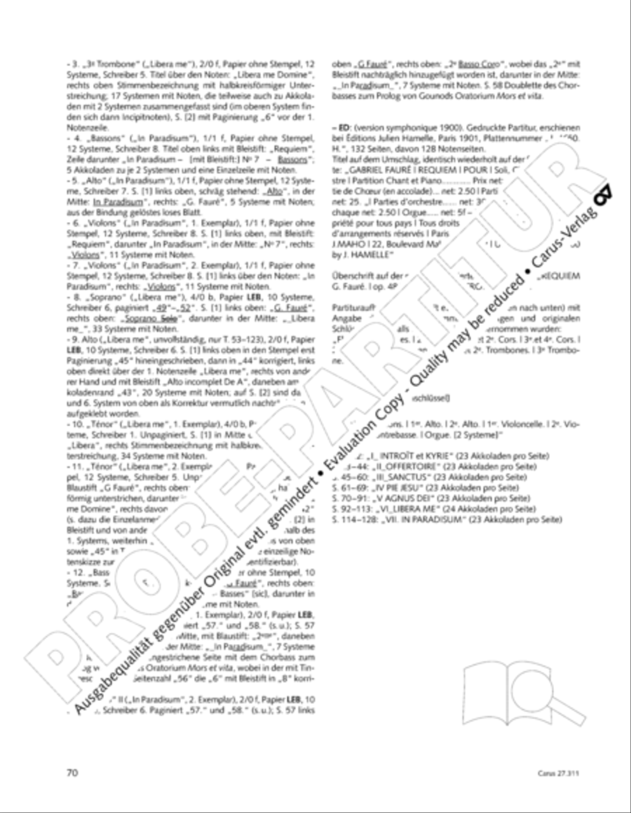 Requiem - church version (Requiem. Fassung mit kleinem Orchester) 4-Part scores gallery preview page 86