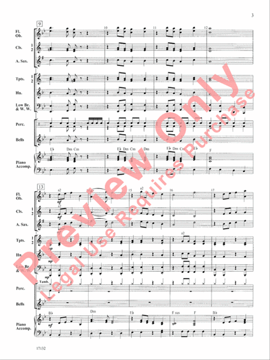 Bryce Canyon Overture Concert Band scores gallery preview page 4