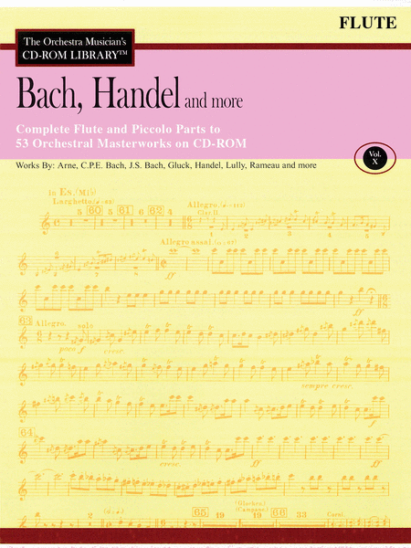 Bach, Handel and More - Volume X (Flute)