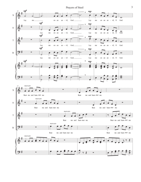 Prayers of Steel (Anthem for SATB Choir) image number null