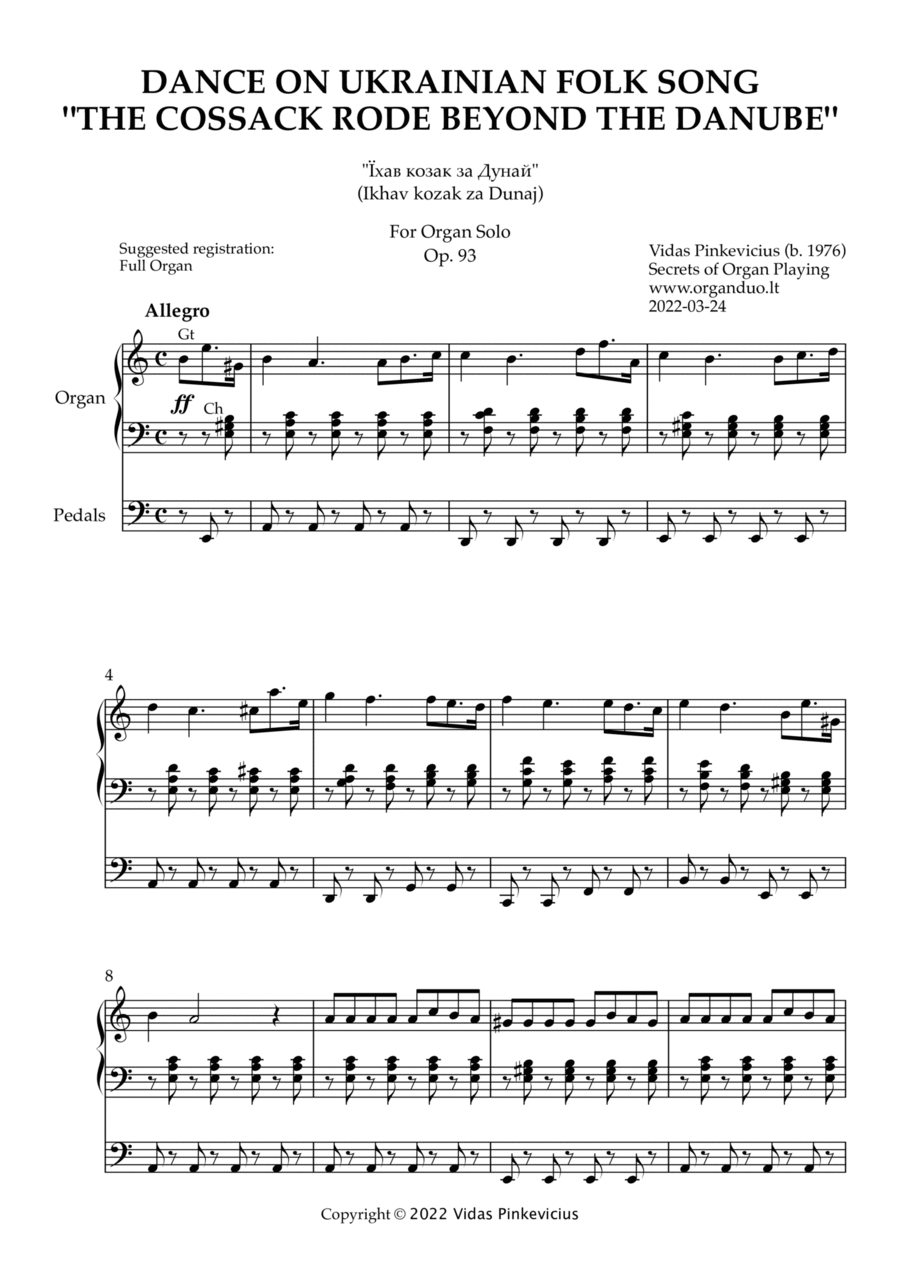 Dance on Ukrainian Folk Song 