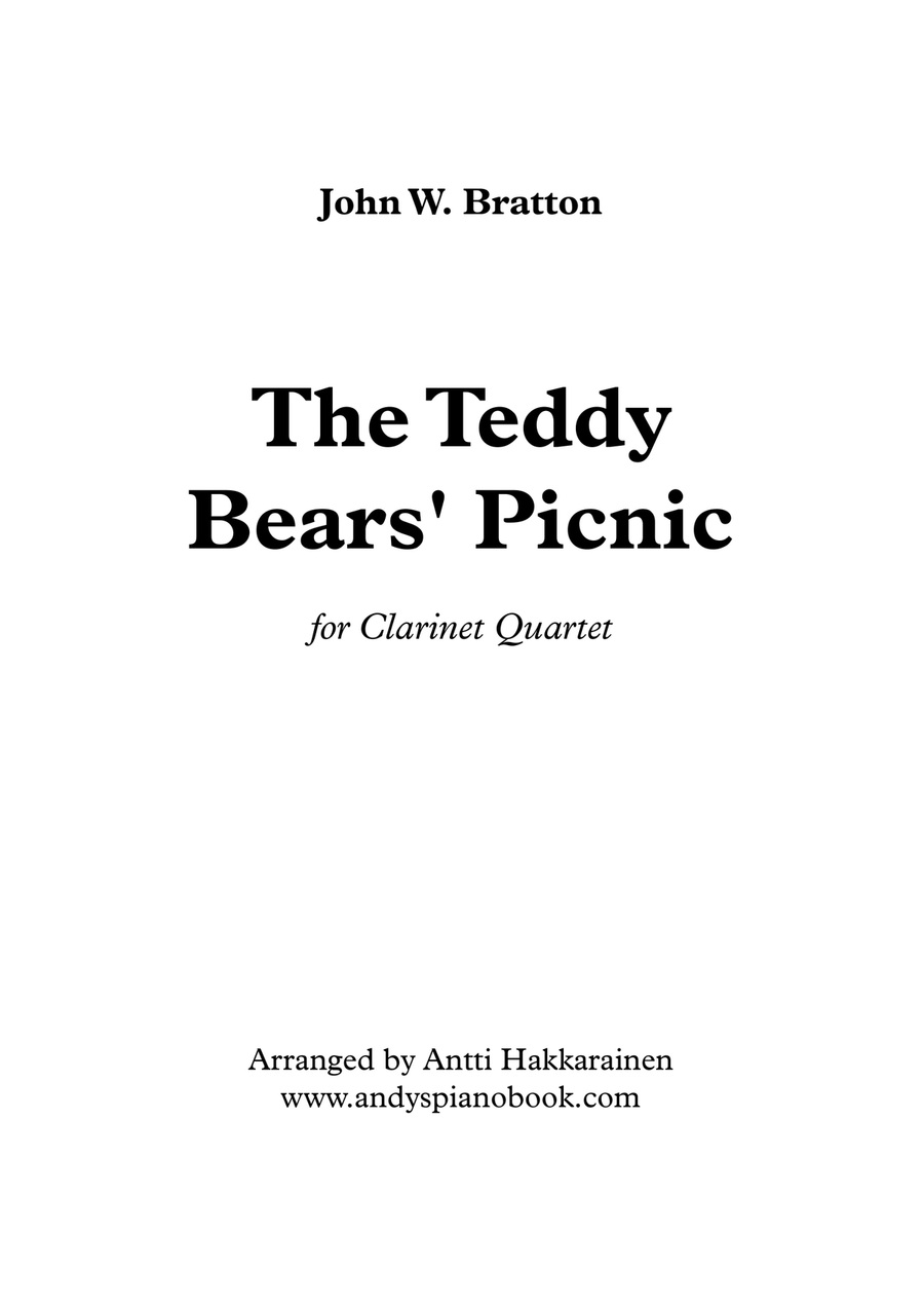 The Teddy Bears' Picnic - Clarinet Quartet Clarinet Quartet scores gallery preview page 1