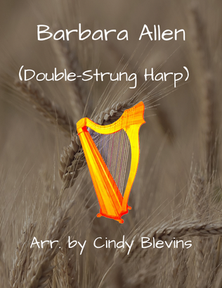 Book cover for Barbara Allen, for Double-Strung Harp
