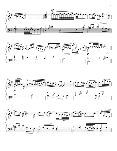 Bach Aria BWV 988 piano solo by Johann Sebastian Bach Voice Solo - Digital Sheet Music
