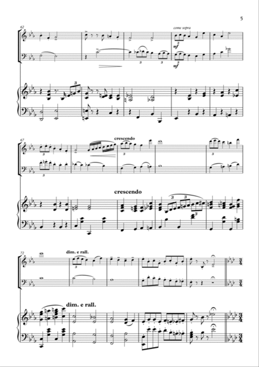 Overture - Oklahoma! Piano Trio scores gallery preview page 5