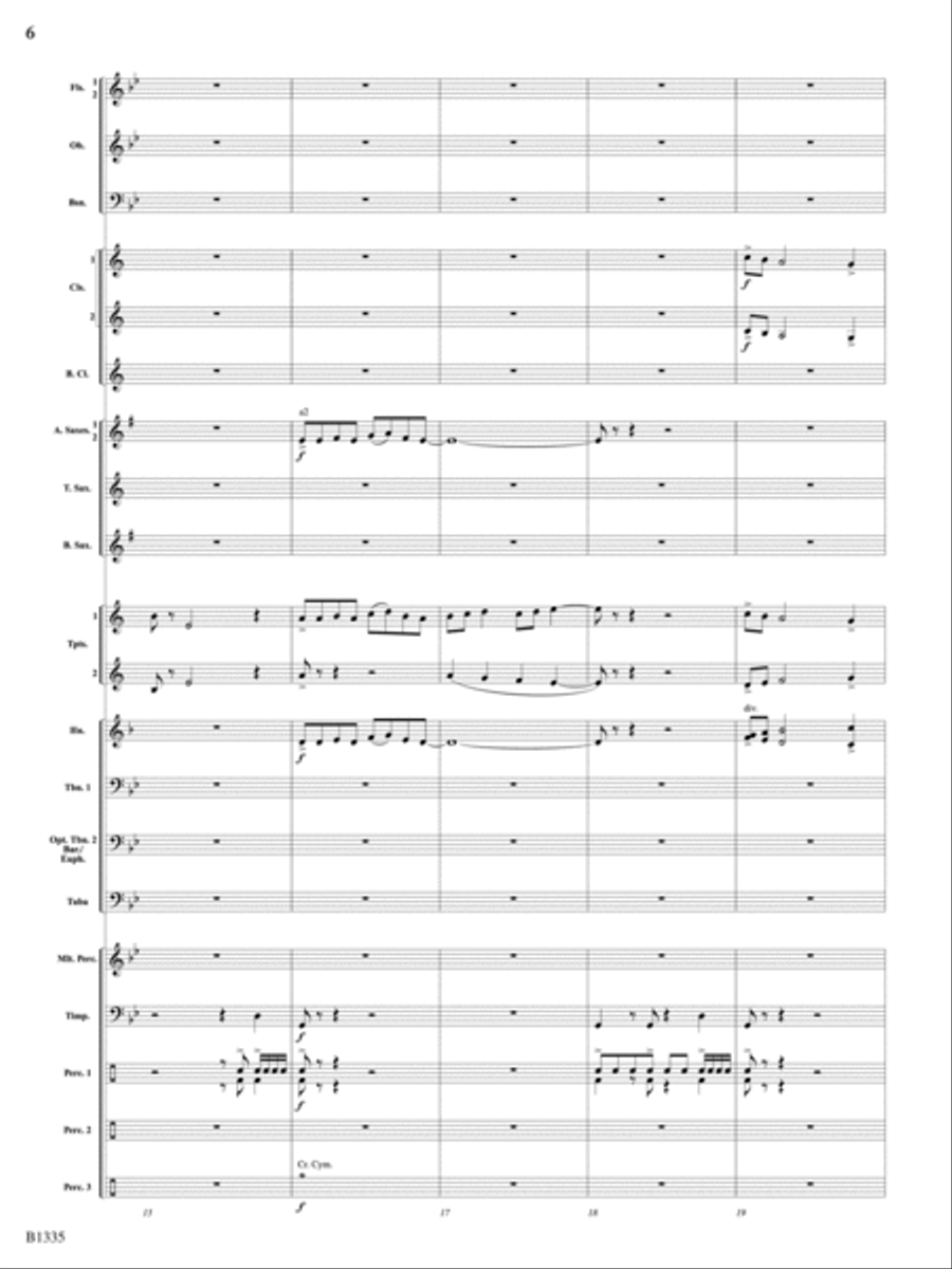 Ghost Riders: Score Concert Band scores gallery preview page 6